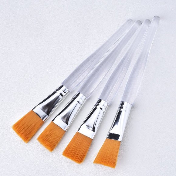 Facial Mask Brush Makeup Brushes Cosmetic Tools with‎ Clear Plastic Handle - Picture 3 of 16